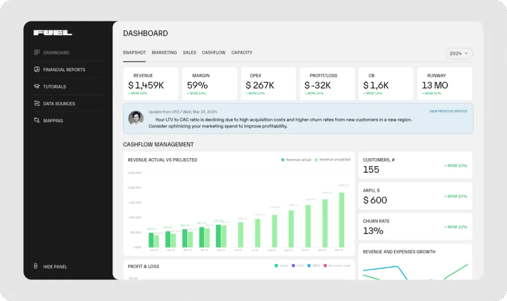 Sage vs QuickBooks: Fuelfinance with advanced features for medium-sized businesses