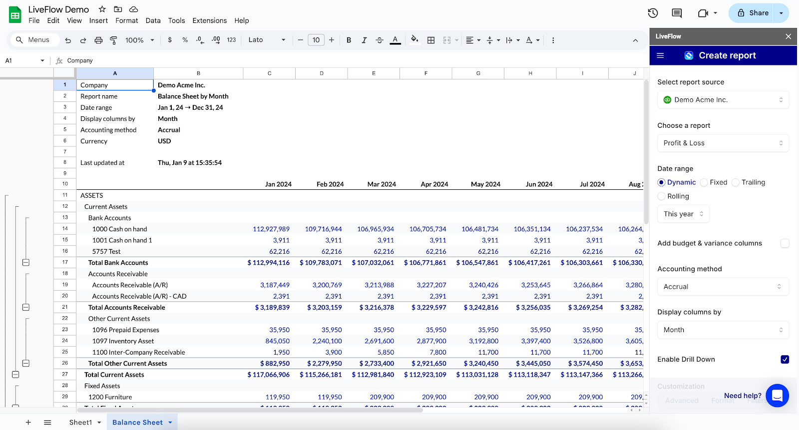 LiveFlow - Workday Adaptive Planning