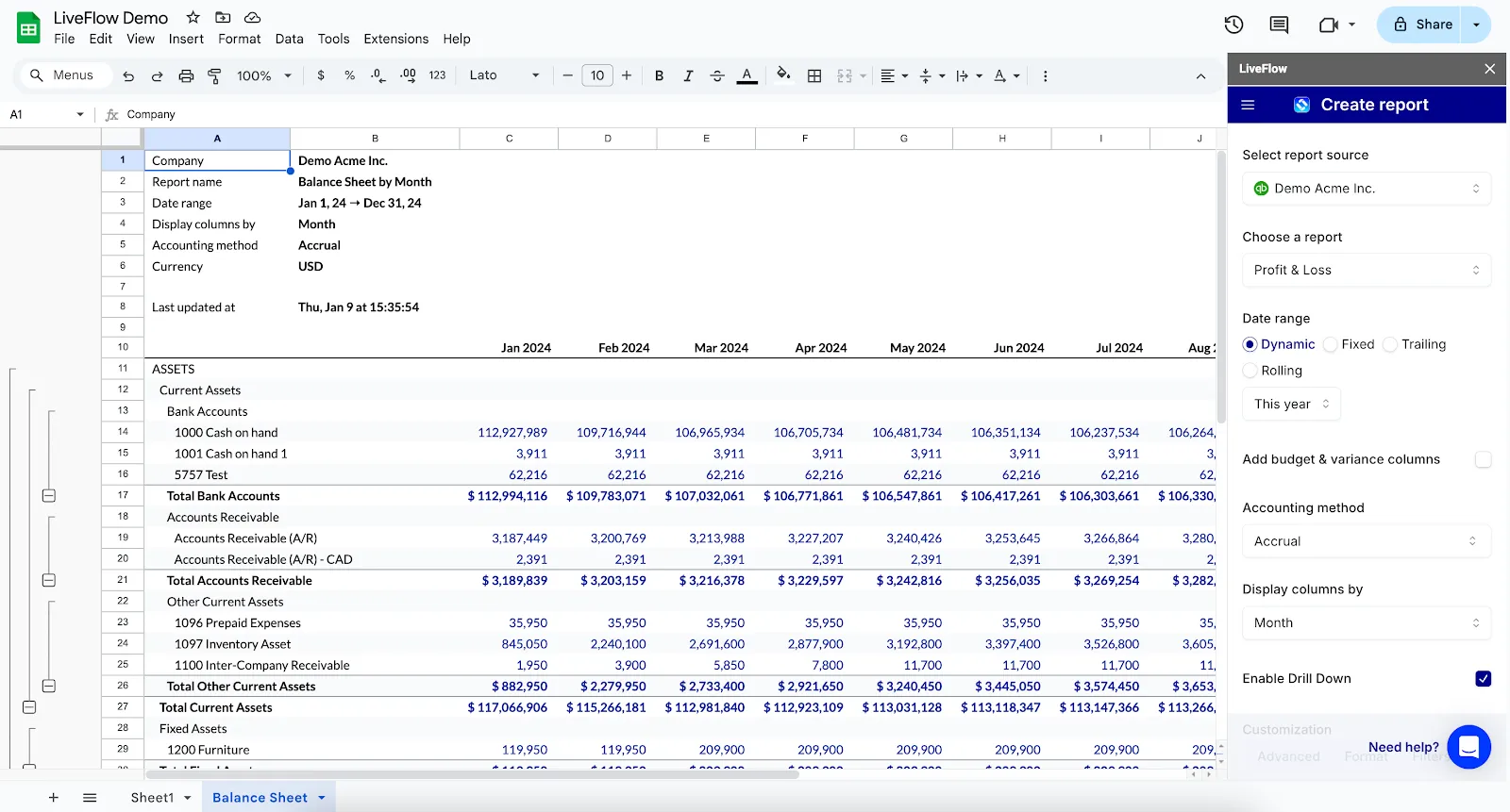 LiveFlow - Workday Adaptive Planning