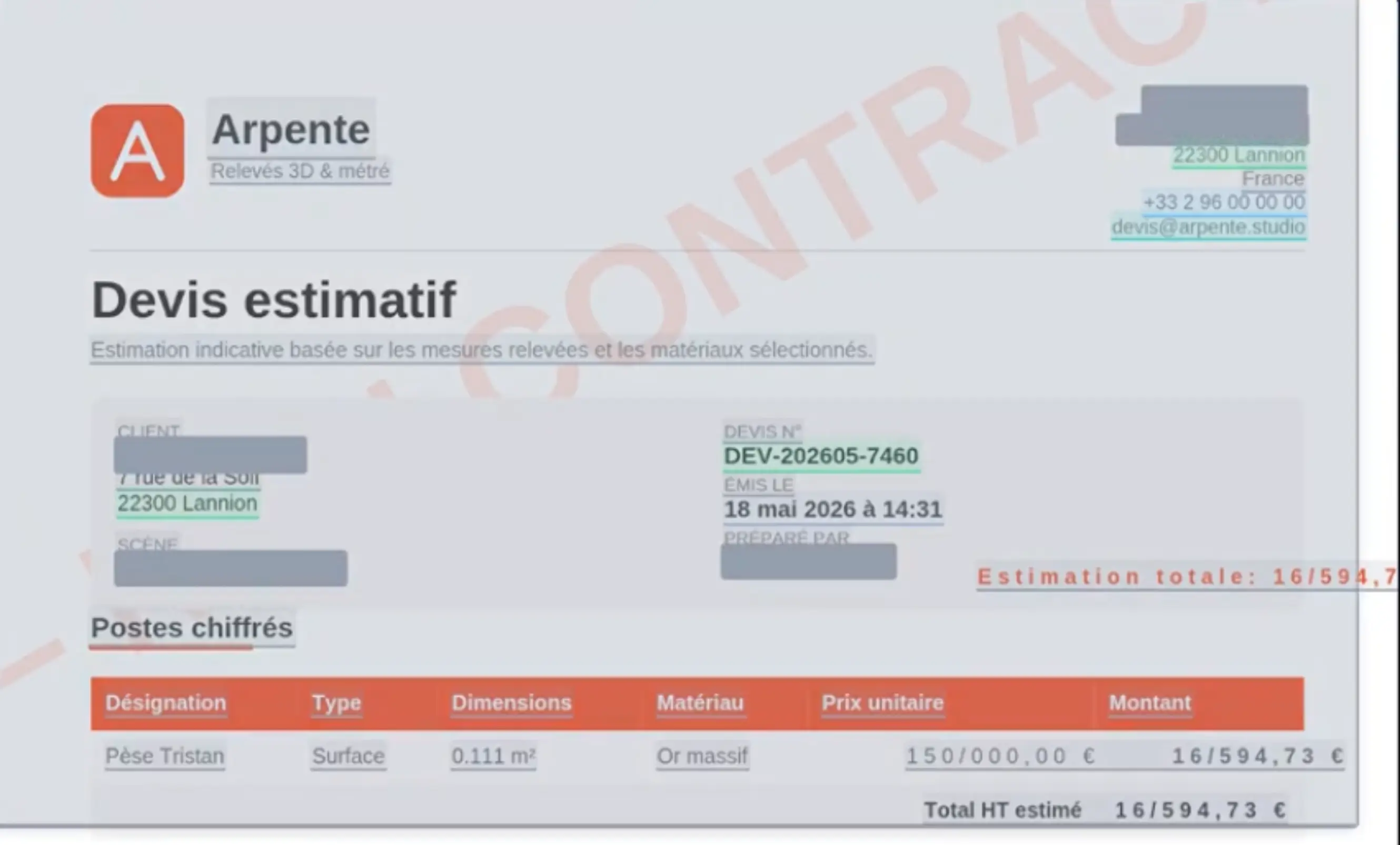 Vue de l'outil Veil développé par Micelia, permettant d'anonymiser les fichiers PDF