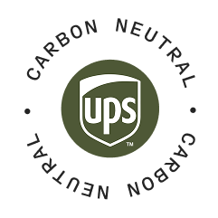 UPS Carbon Neutral symbol.