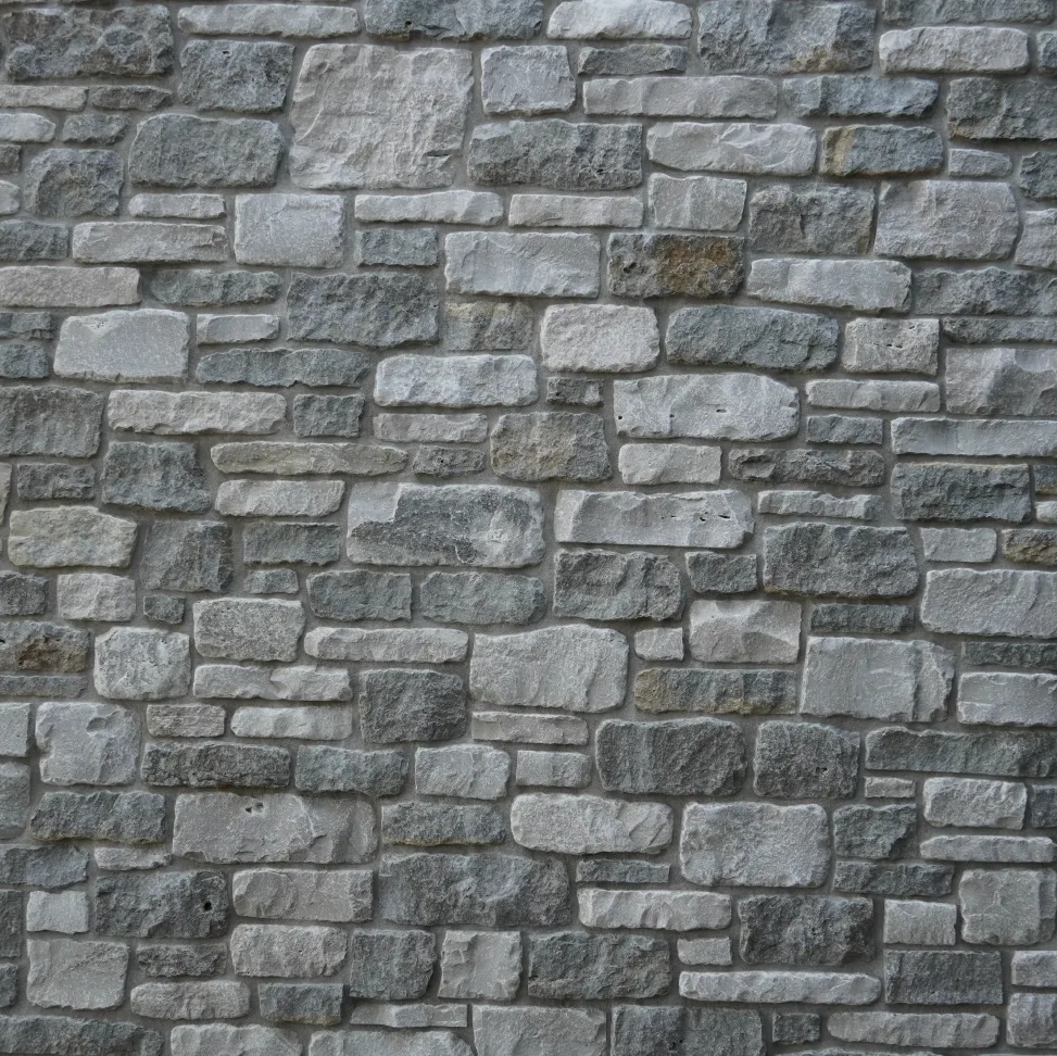 Stone brick wall