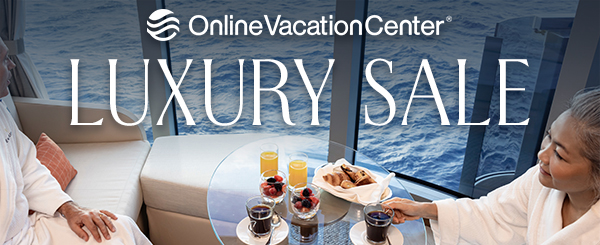 Online Vacation Center Luxury Sale: breakfast at sea in a private suite