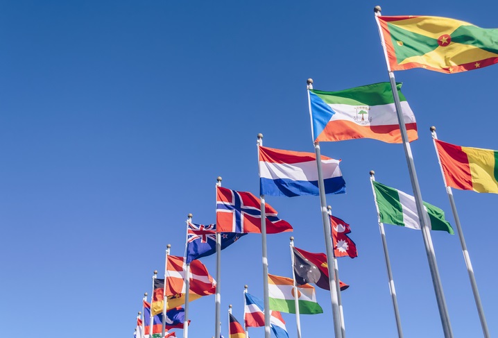 Multiple-country travel itinerary