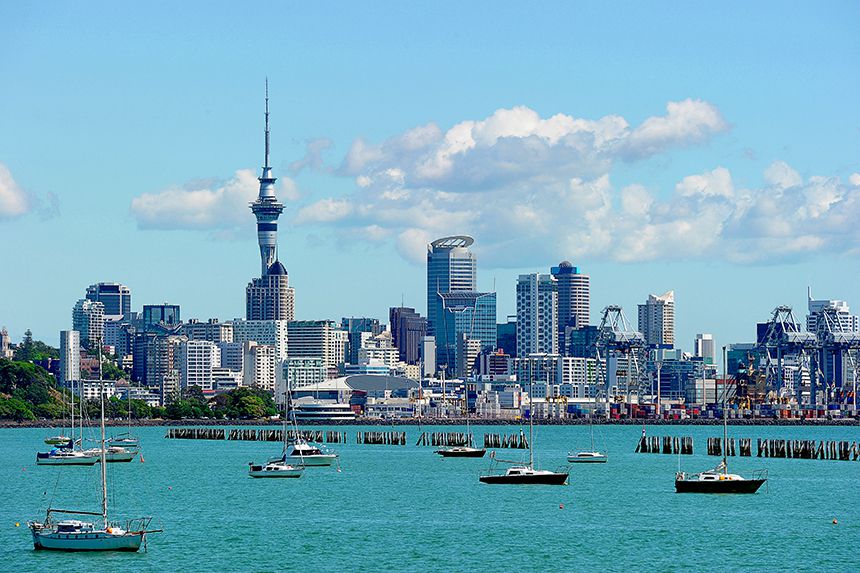 Auckland, New Zealand - Port Photo