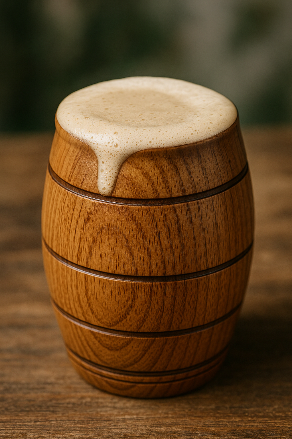 Mahewu overflow in a cup
