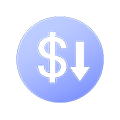 Dollar transaction icon