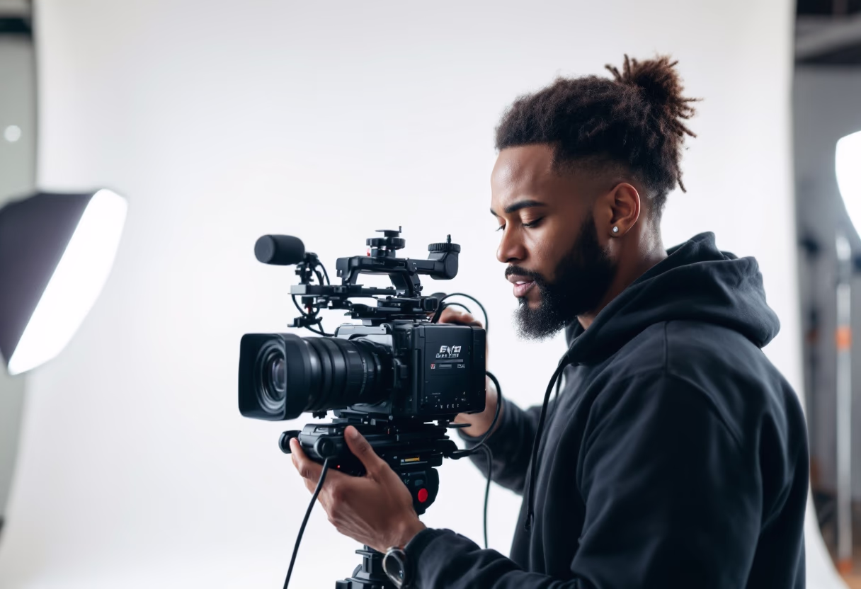 image of behindthescenes filming