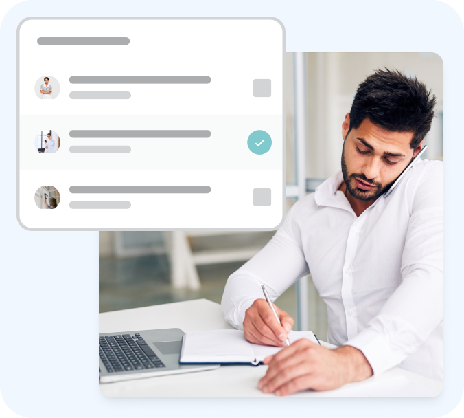 Dashboard mockup