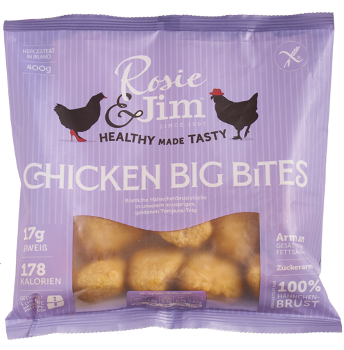 Chicken Big Bites:front of bag