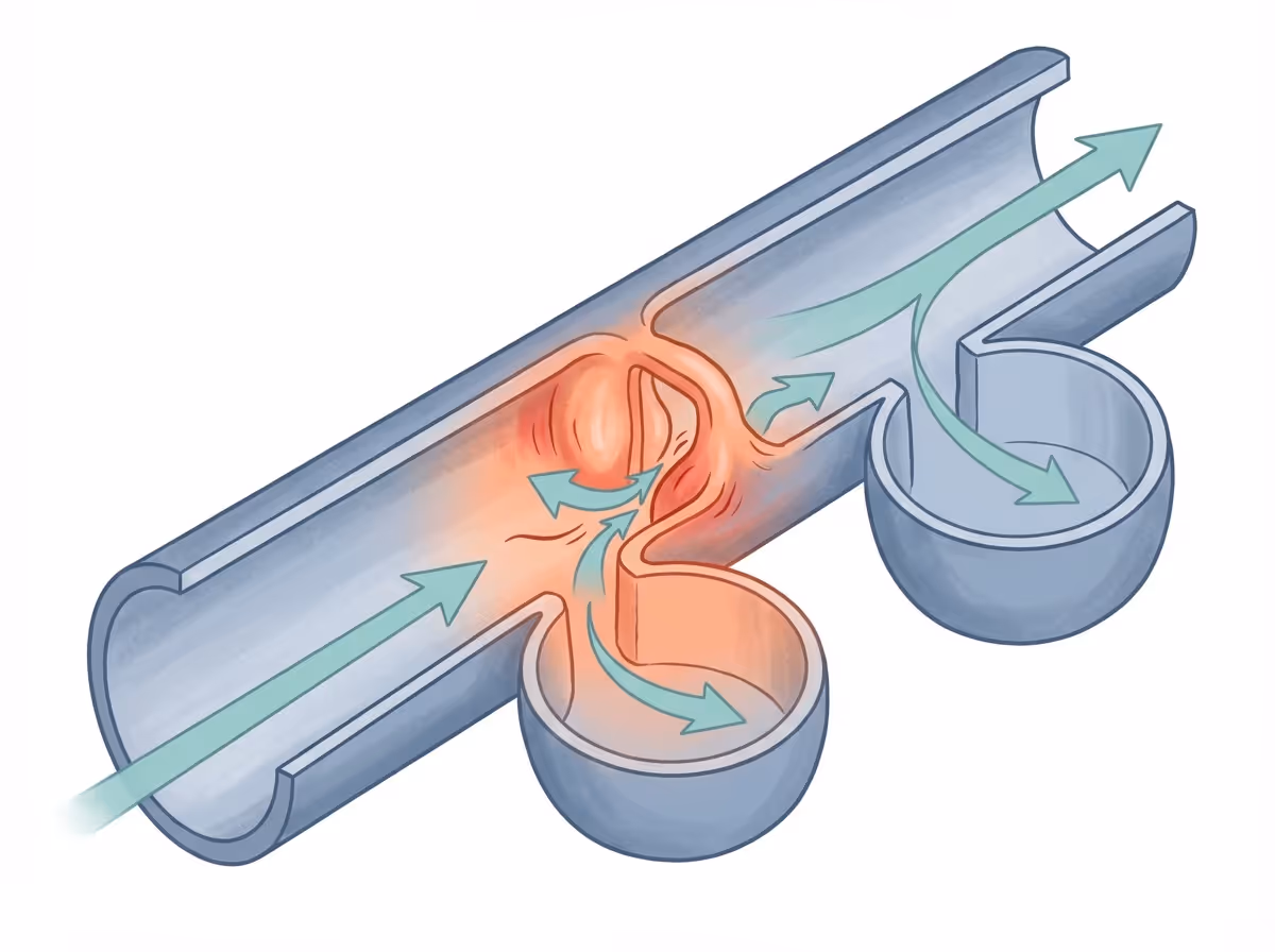 Sinus pressure illustration