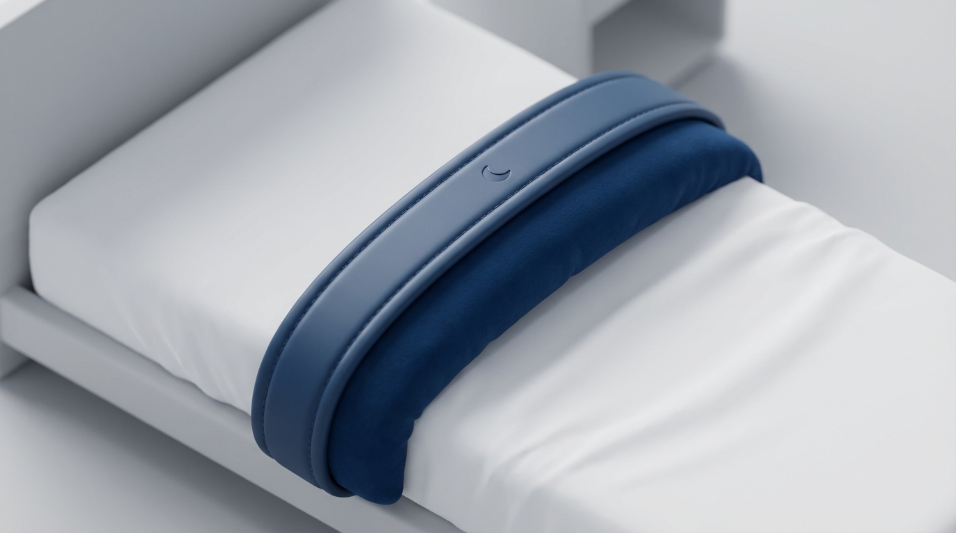 Positional therapy side-sleep belt on bed