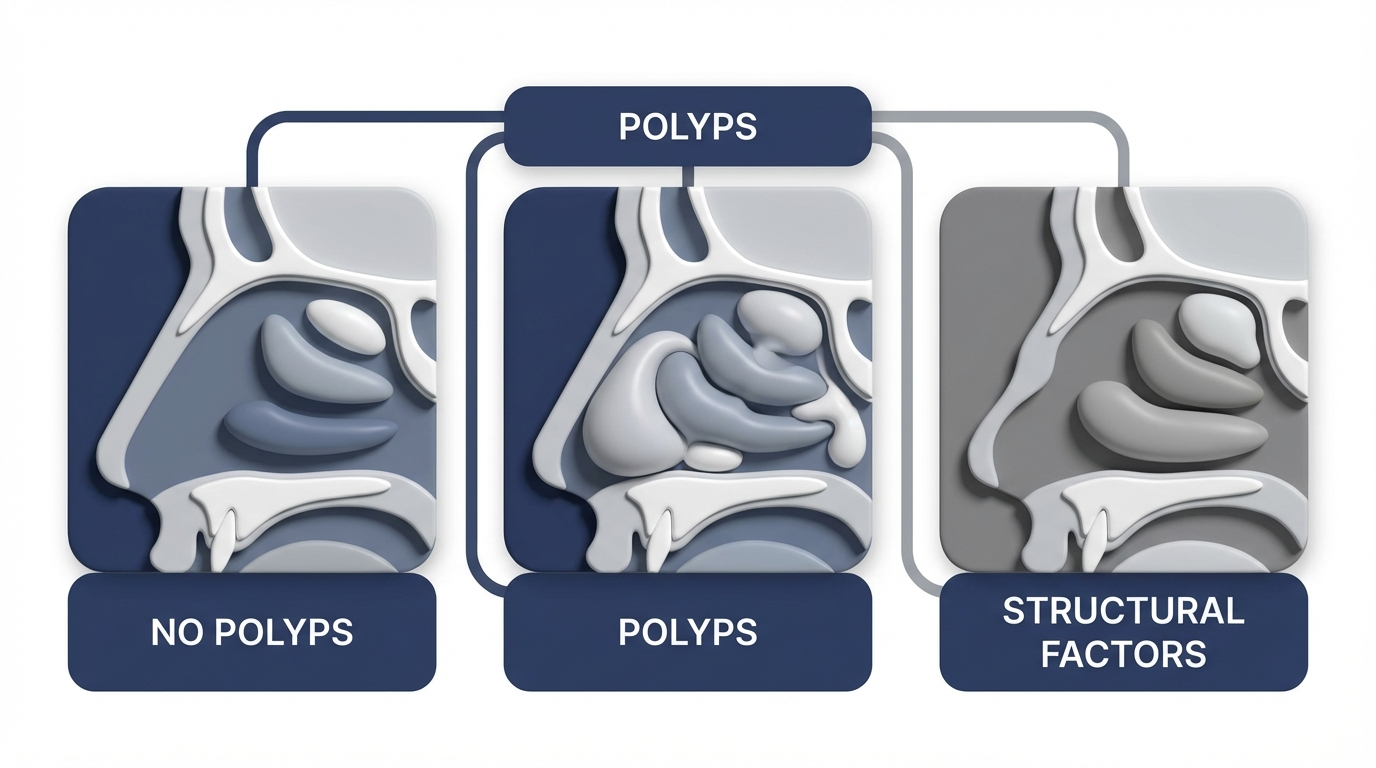 CRS subtypes and anatomy overview in three tiles