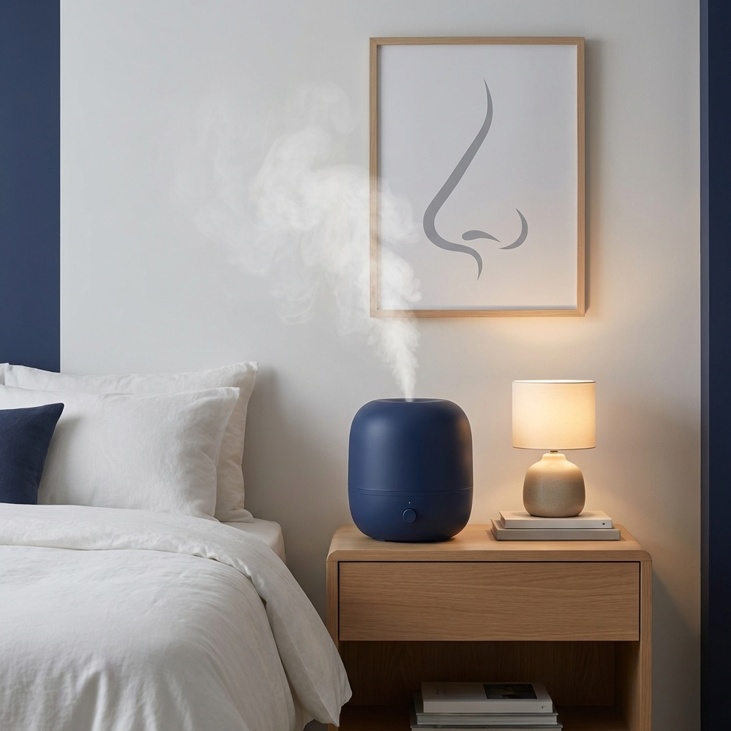 Moisture matters: bedside humidifier with gentle mist