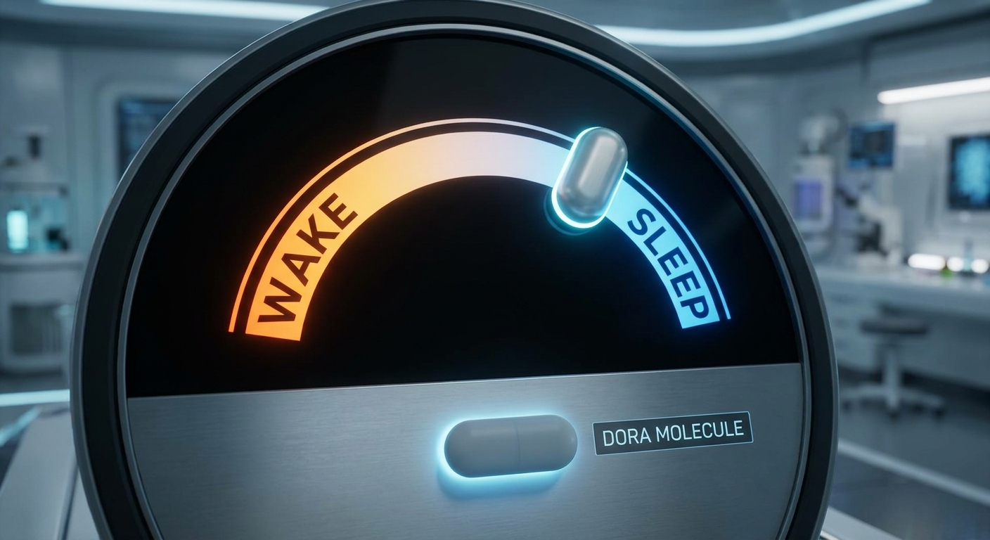 DORAs concept: dial shifting from wake toward sleep with pill shape