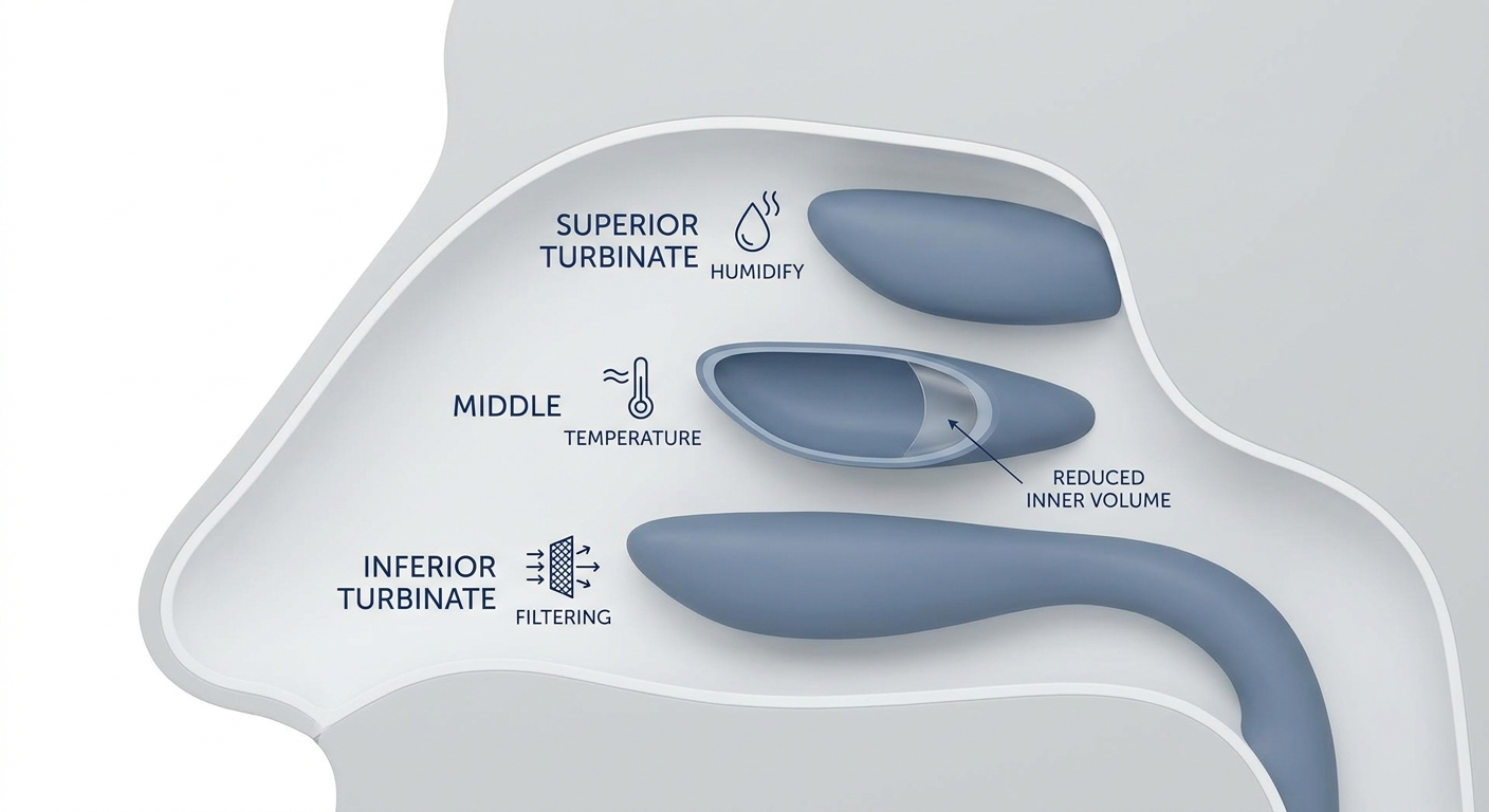 Turbinates function and tissue-preserving reduction