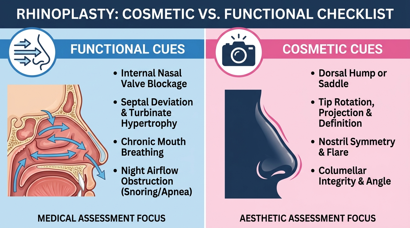 Checklist split: functional airflow concerns vs cosmetic width concerns