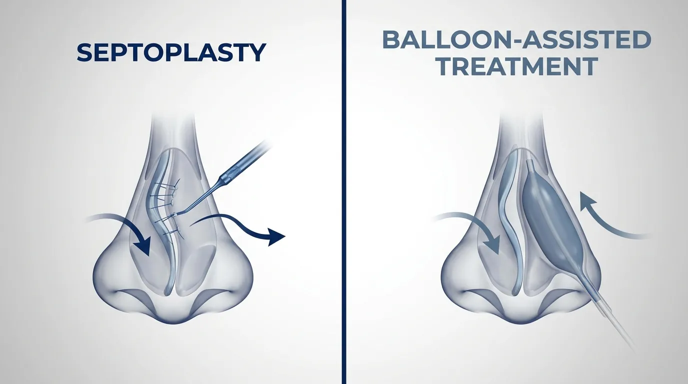 Septoplasty vs Balloon Septoplasty: Which Nasal Septum Surgery Is Right for You?