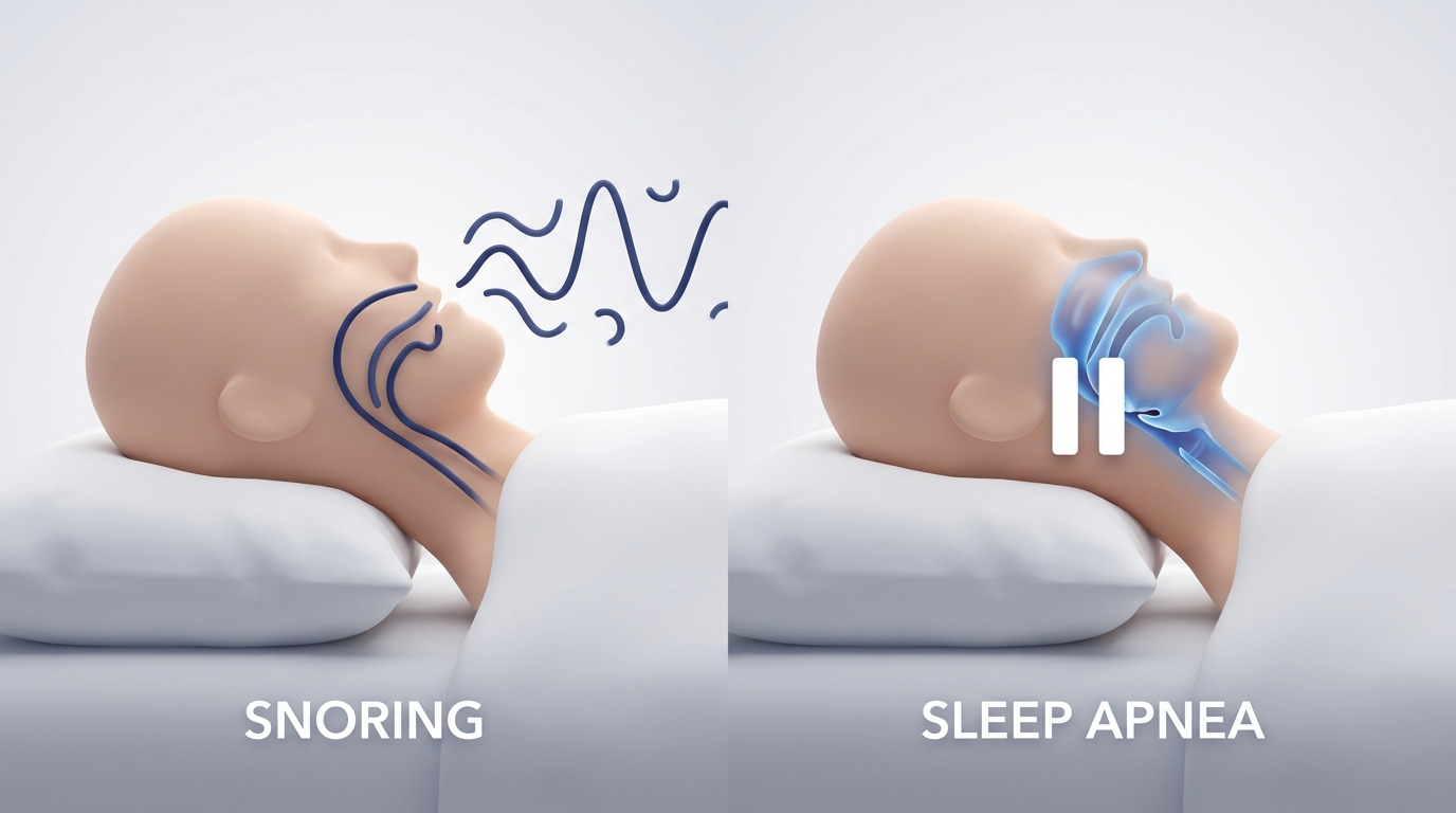 Sleep Apnea vs Snoring: Key Differences and How to Tell the Difference