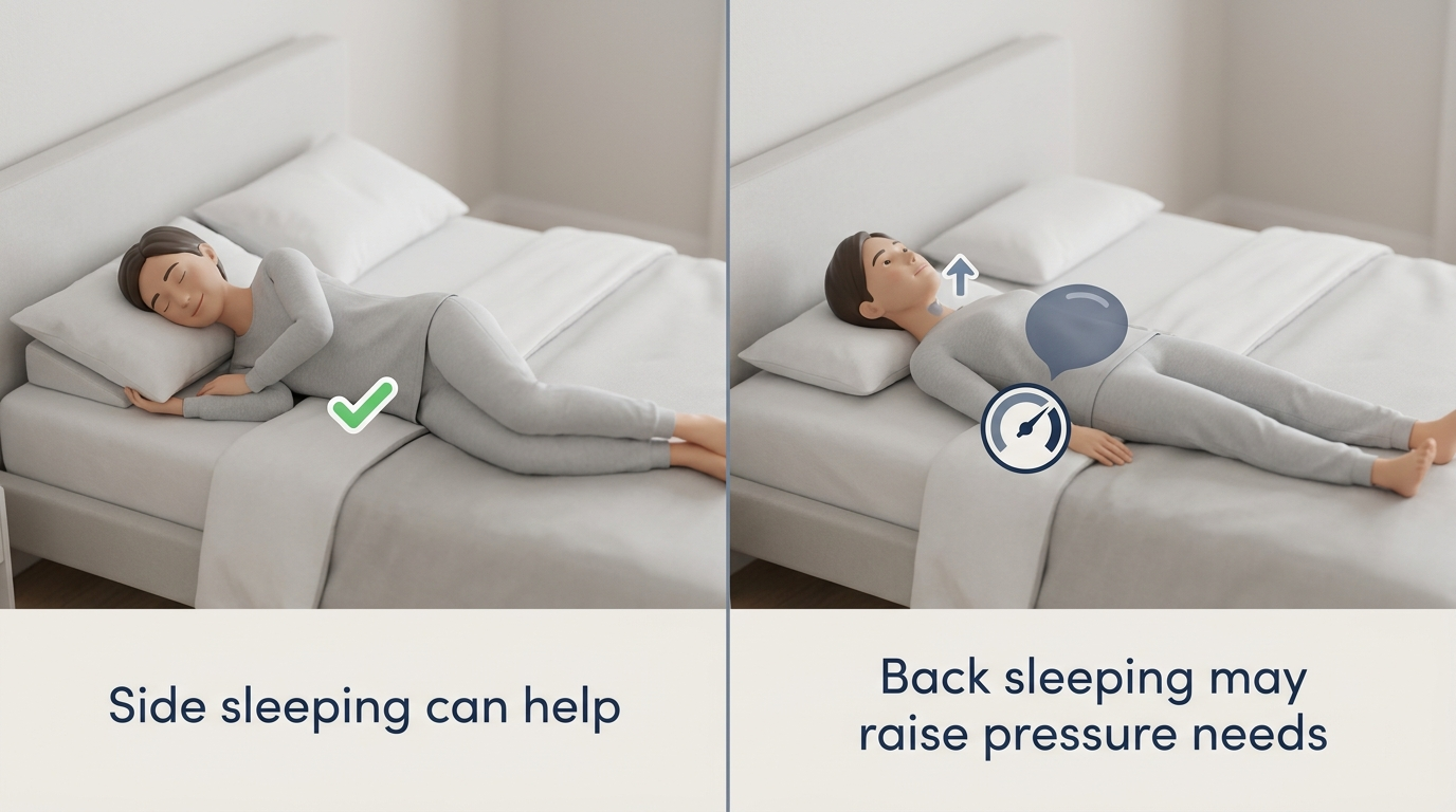 Position and reflux: side sleeping vs back sleeping comparison