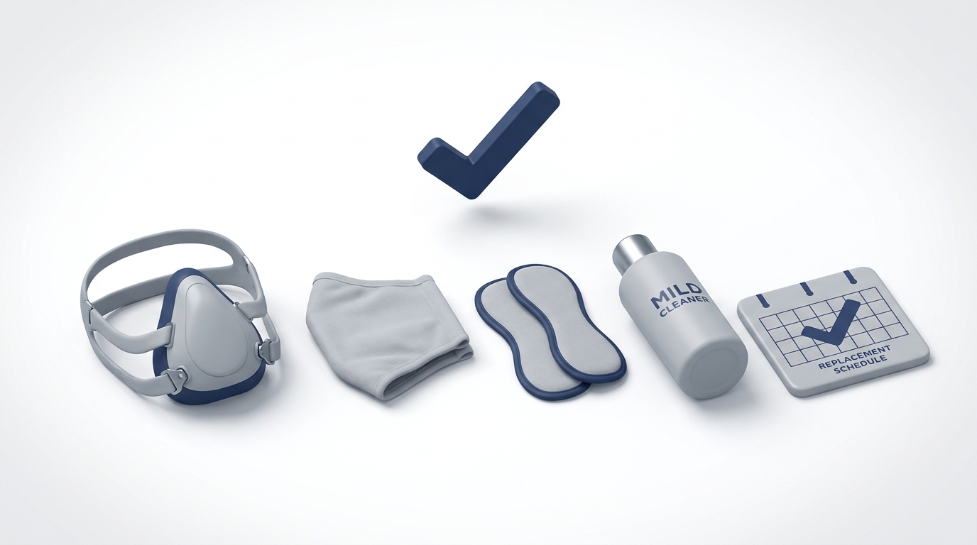 Fast comfort upgrades: refit, liners, strap pads, cleaner, replacement schedule