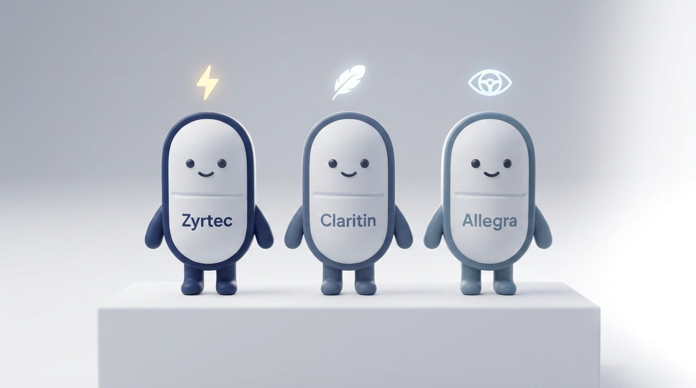 Zyrtec vs Claritin vs Allegra: Which Allergy Medicine Works Best?