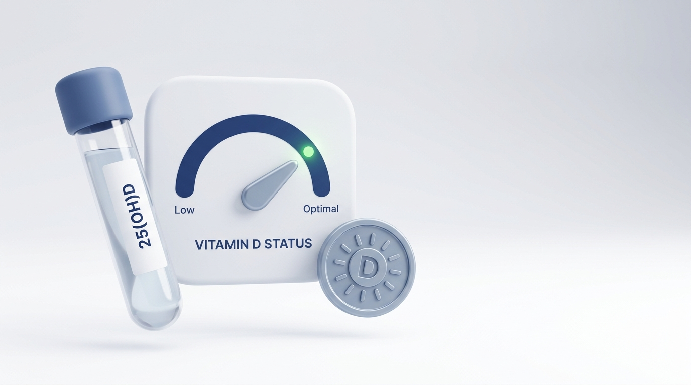 Vitamin D testing 25(OH)D lab and gauge