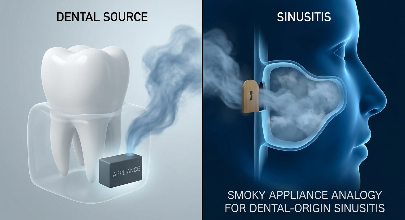 Sinus Infection From a Tooth: Dental-Maxillary Connection and Symptoms