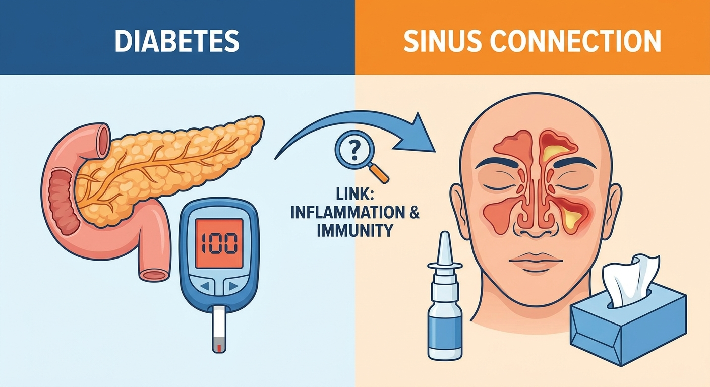 Diabetes and Sinus Infections: Symptoms, Causes, and Treatment
