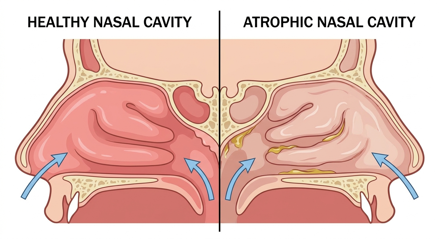 Atrophic Rhinitis: Symptoms, Causes, and Treatment for Nasal Lining Atrophy