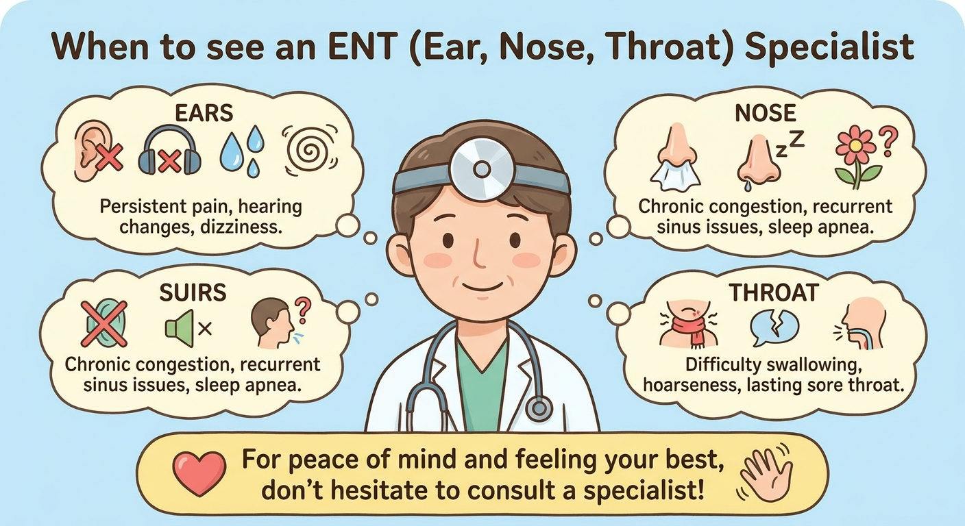 When to see an ENT reassurance