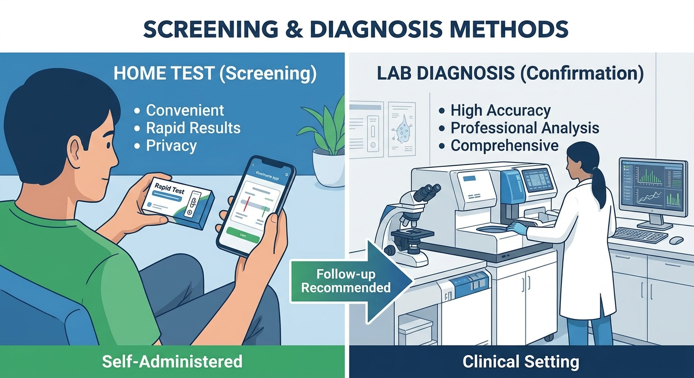 Screening and diagnosis: home sleep test versus in-lab study