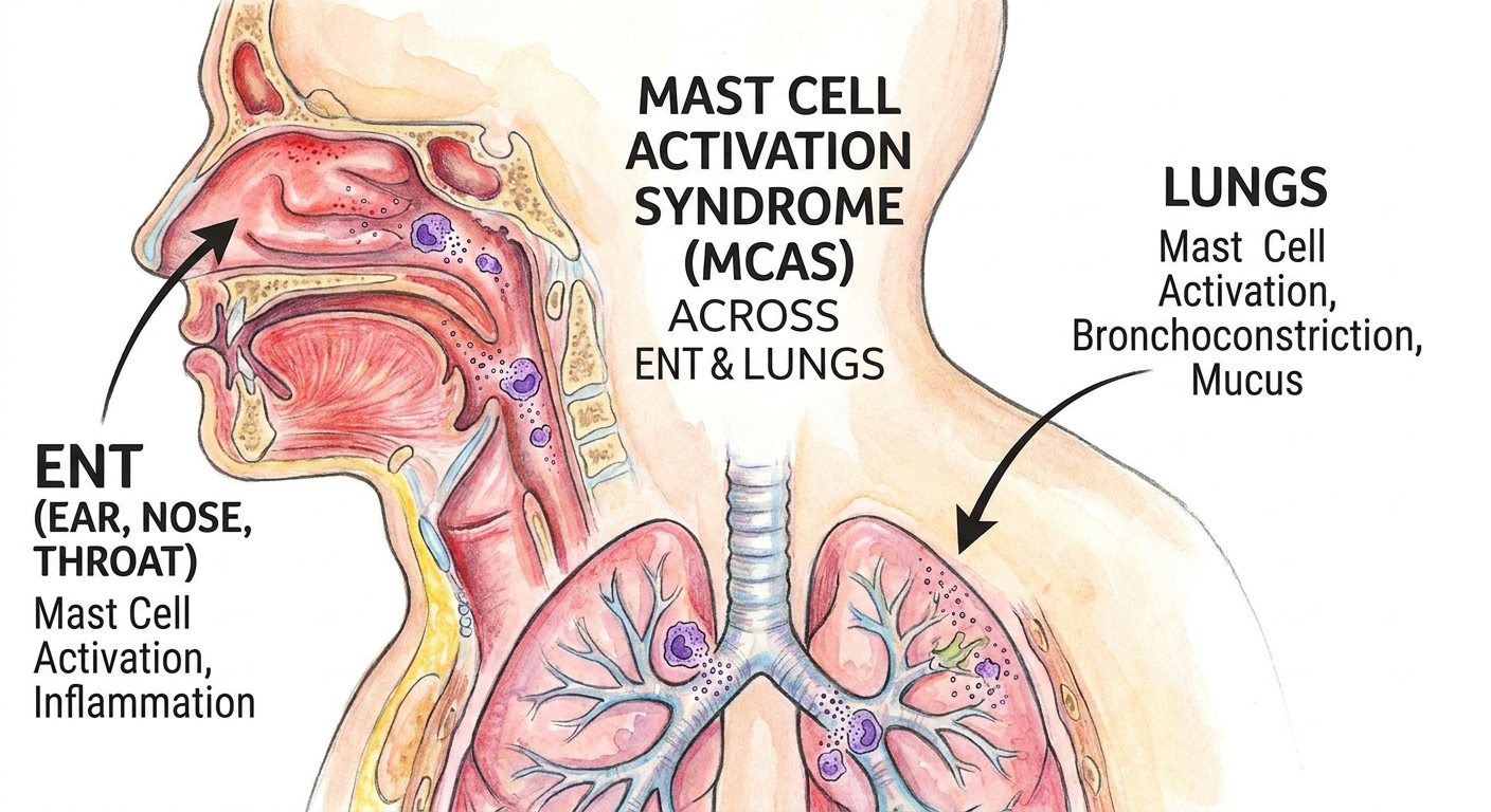 Mast Cell Activation Syndrome (MCAS) and ENT Symptoms: Causes, Signs, and Treatment