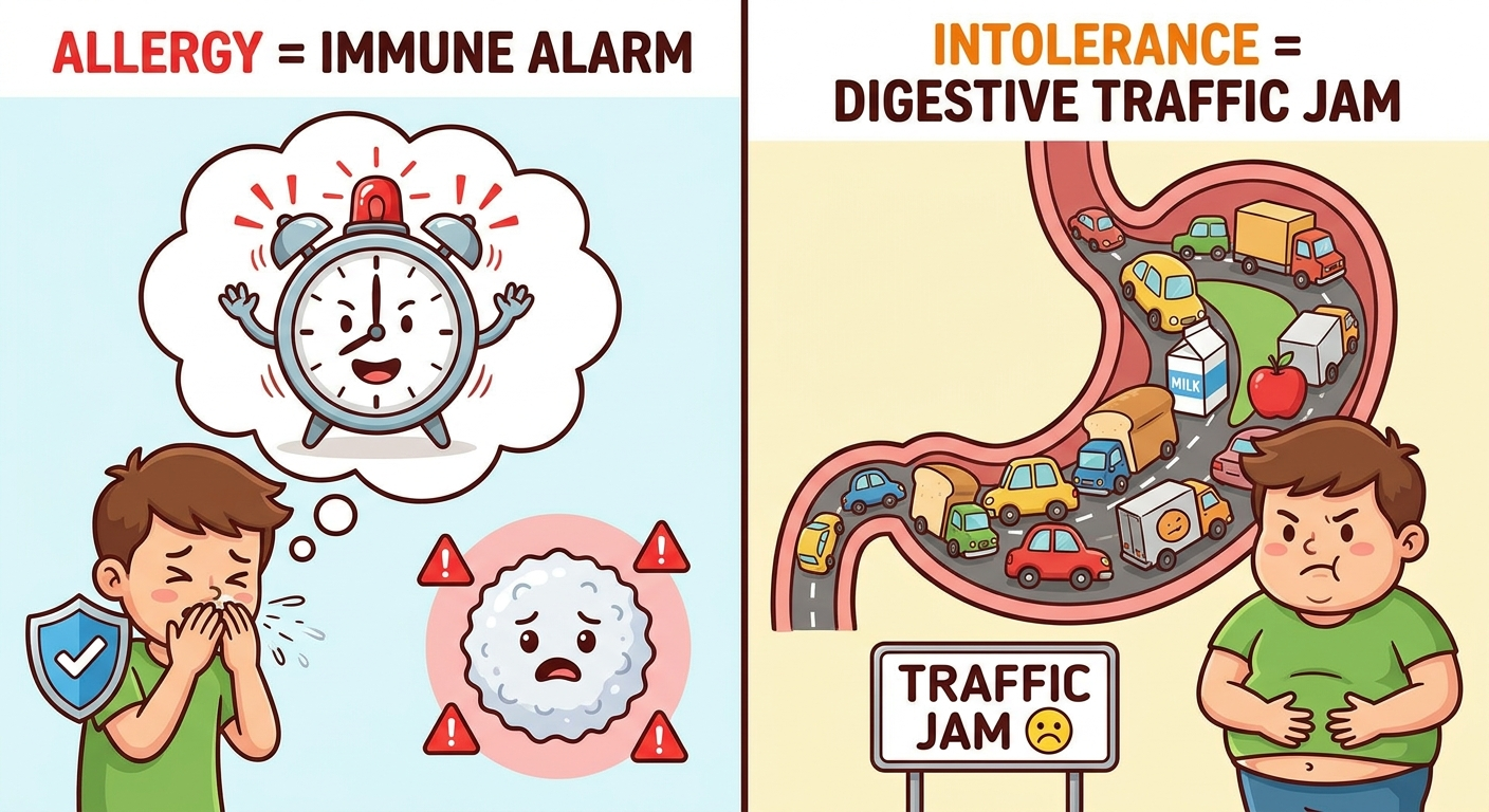 Food Allergy vs. Food Intolerance: Key Differences, Symptoms, and Diagnosis
