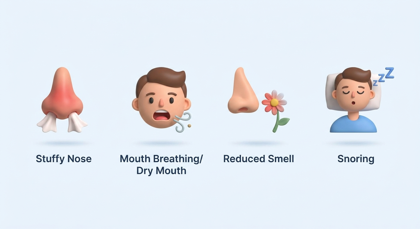 Common symptoms icons