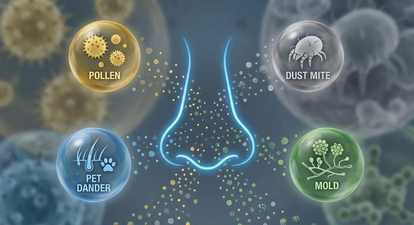 Allergy triggers visualization
