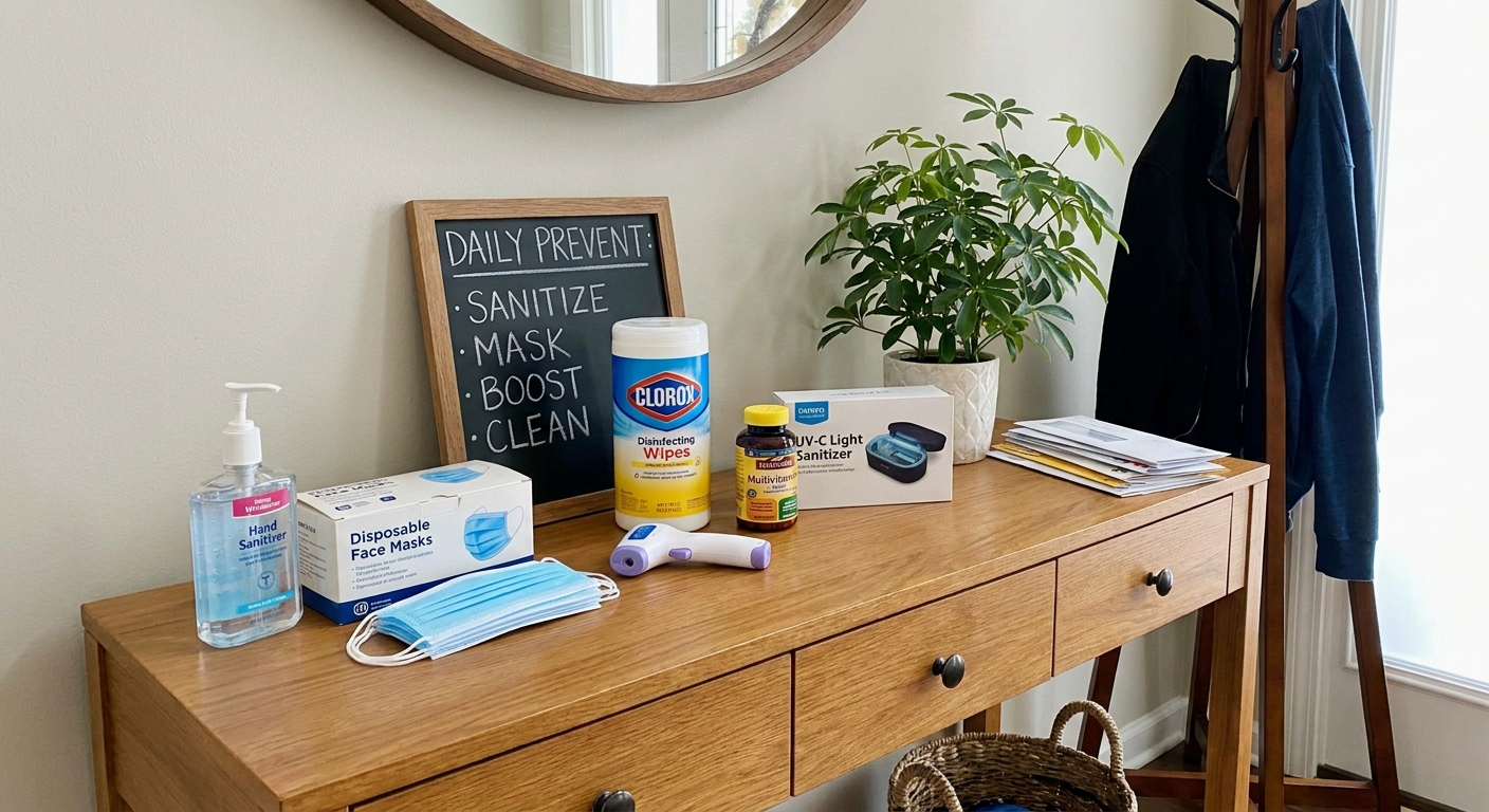 Daily prevention setup at home