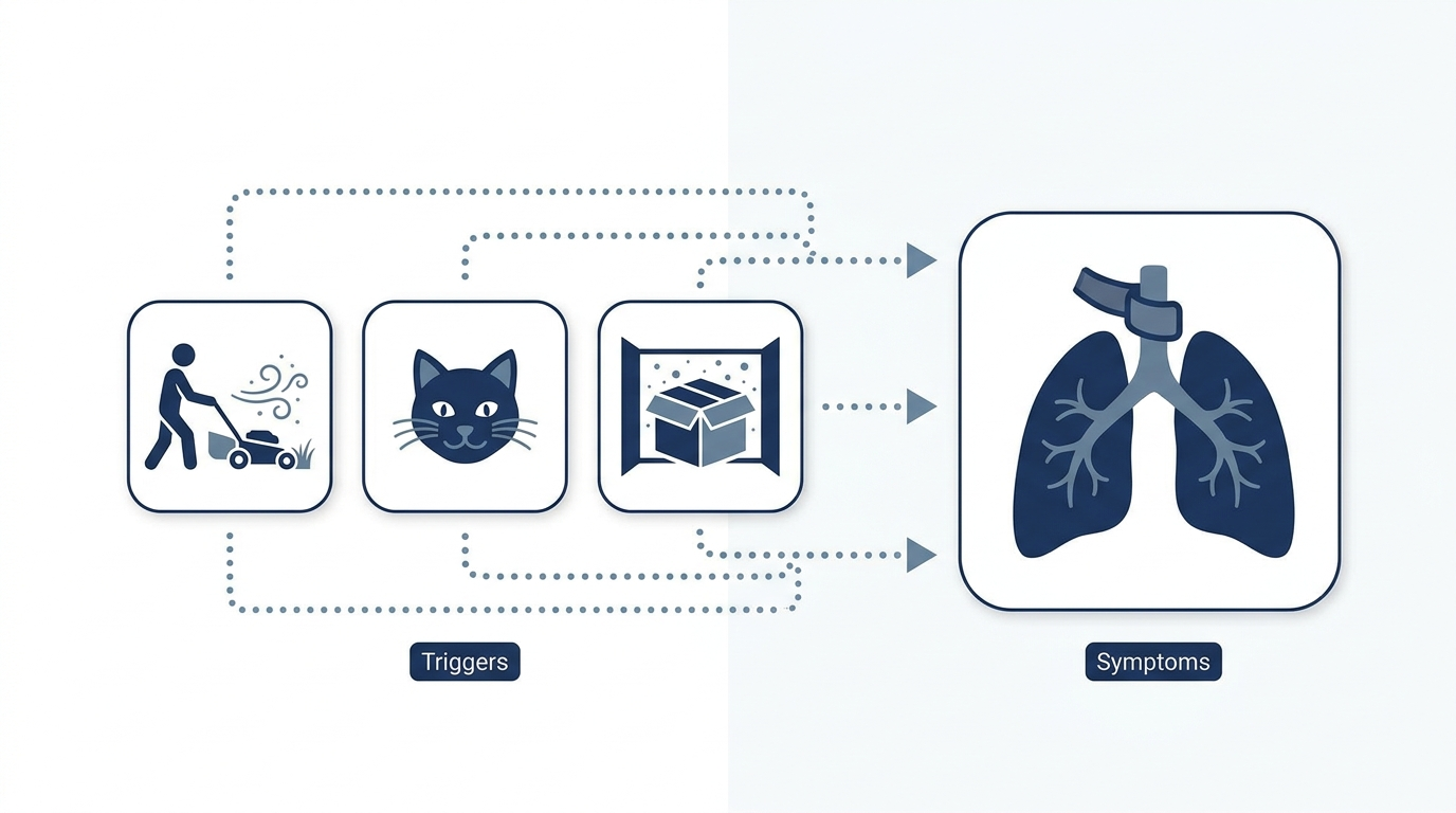 Triggers to lungs pathway infographic