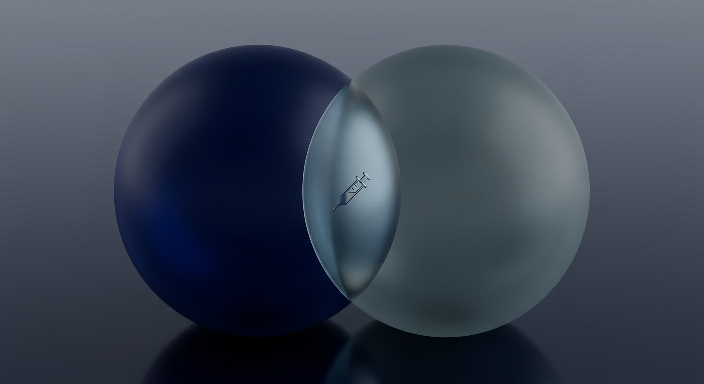 Venn overlap of CRSwNP and allergies/asthma highlighting type 2 area