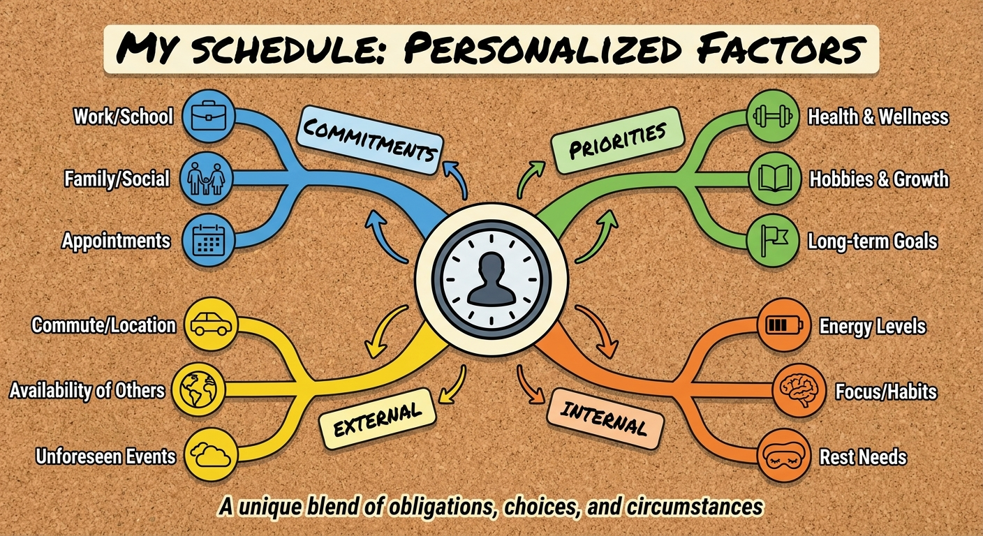 What determines my schedule? Personalized factors