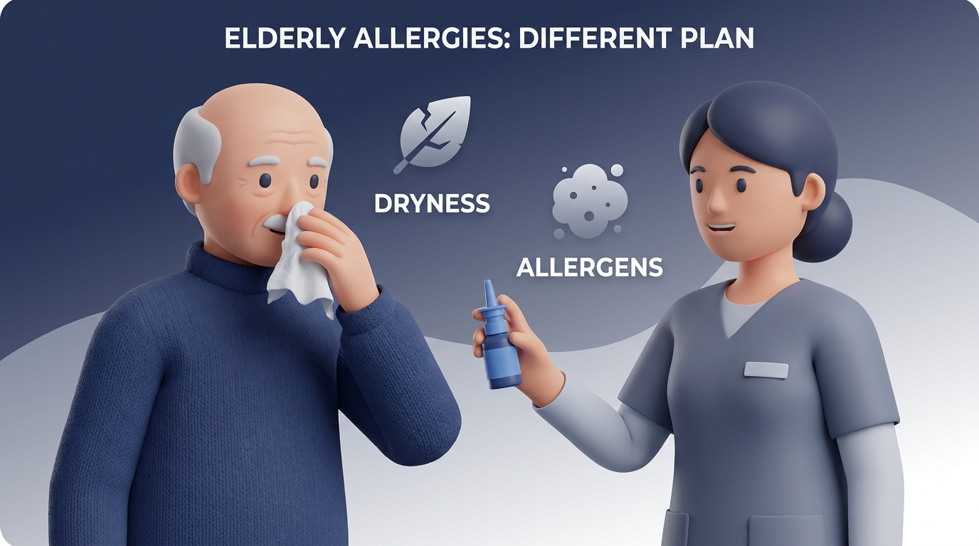 Elderly Allergies: How Dosing and Treatment Must Change