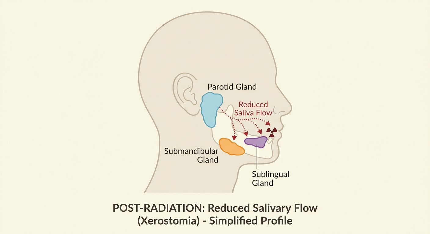 Salivary Gland Damage From Radiation: Symptoms, Causes, and Treatment Options