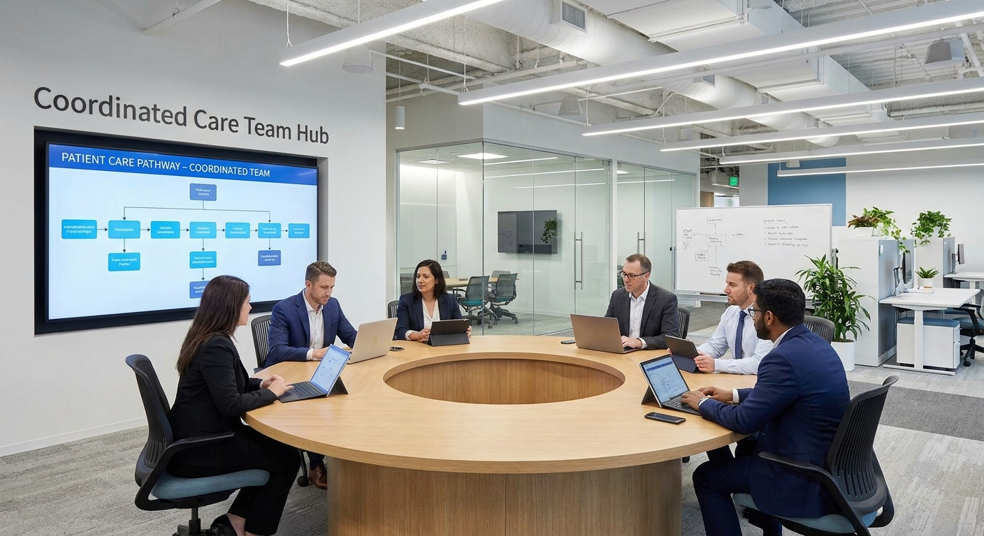 Coordinated care team hub