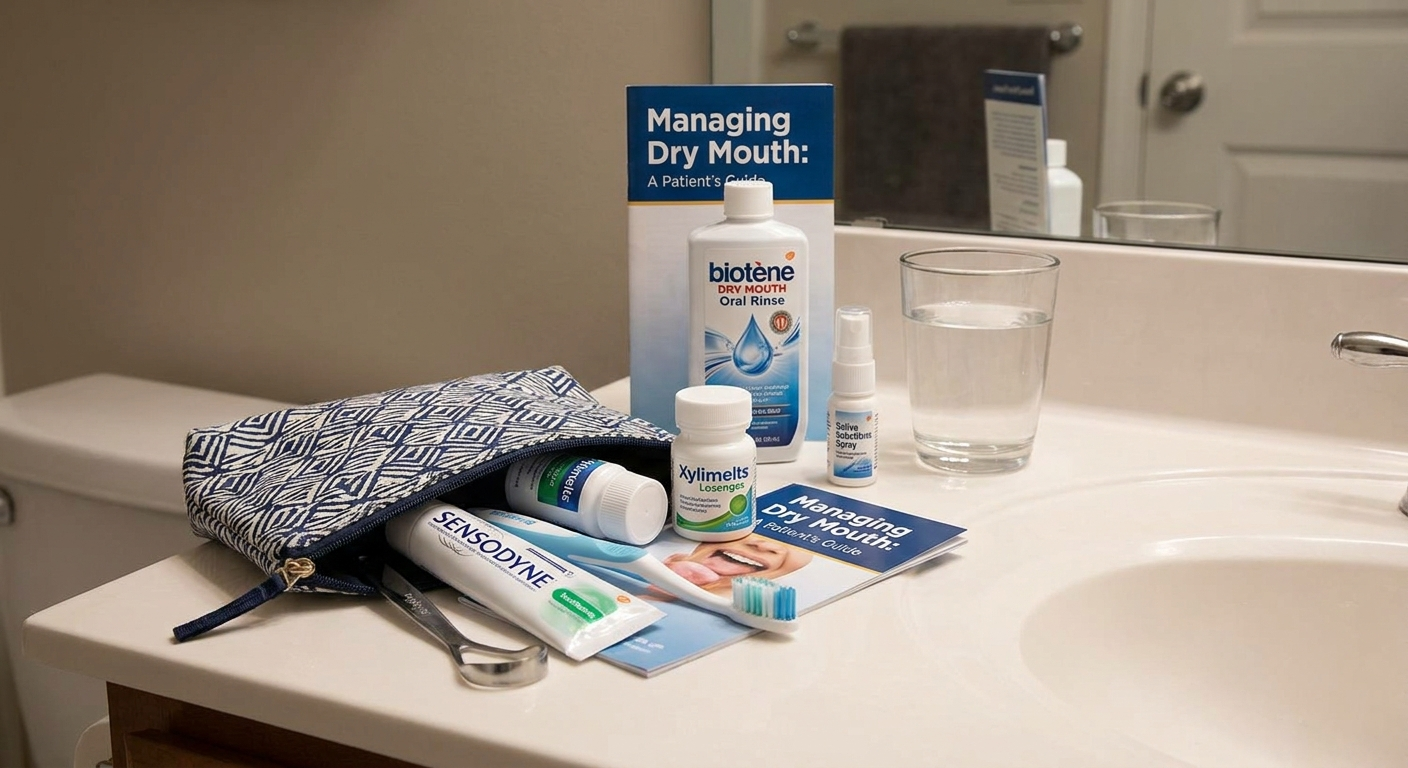 Dry mouth and dental care kit