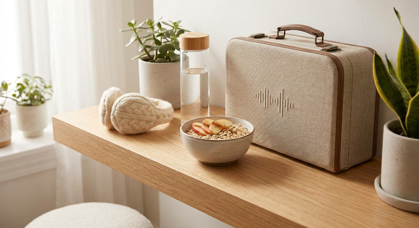 Lifestyle tools for calm, protection, hydration, and travel