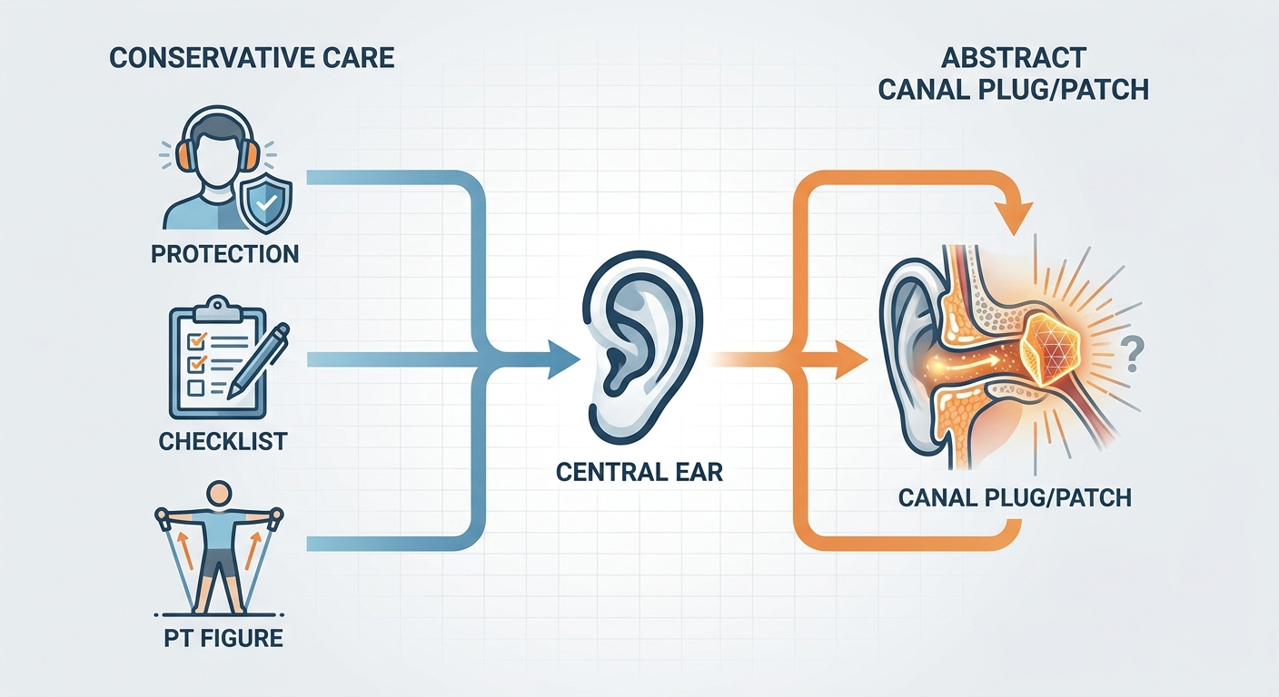 Conservative care vs surgical canal plug/resurface