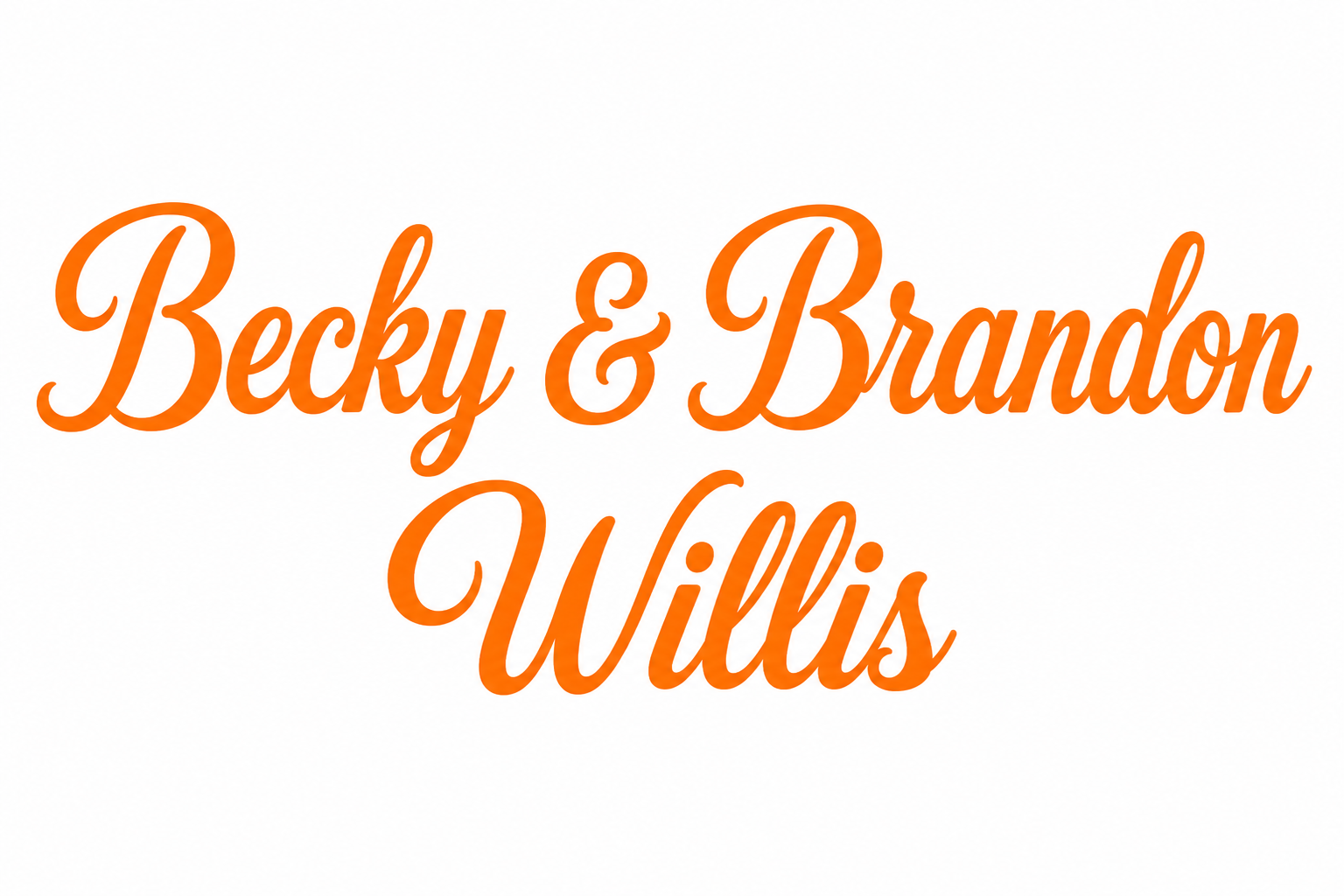 Becky & Brandon Willis