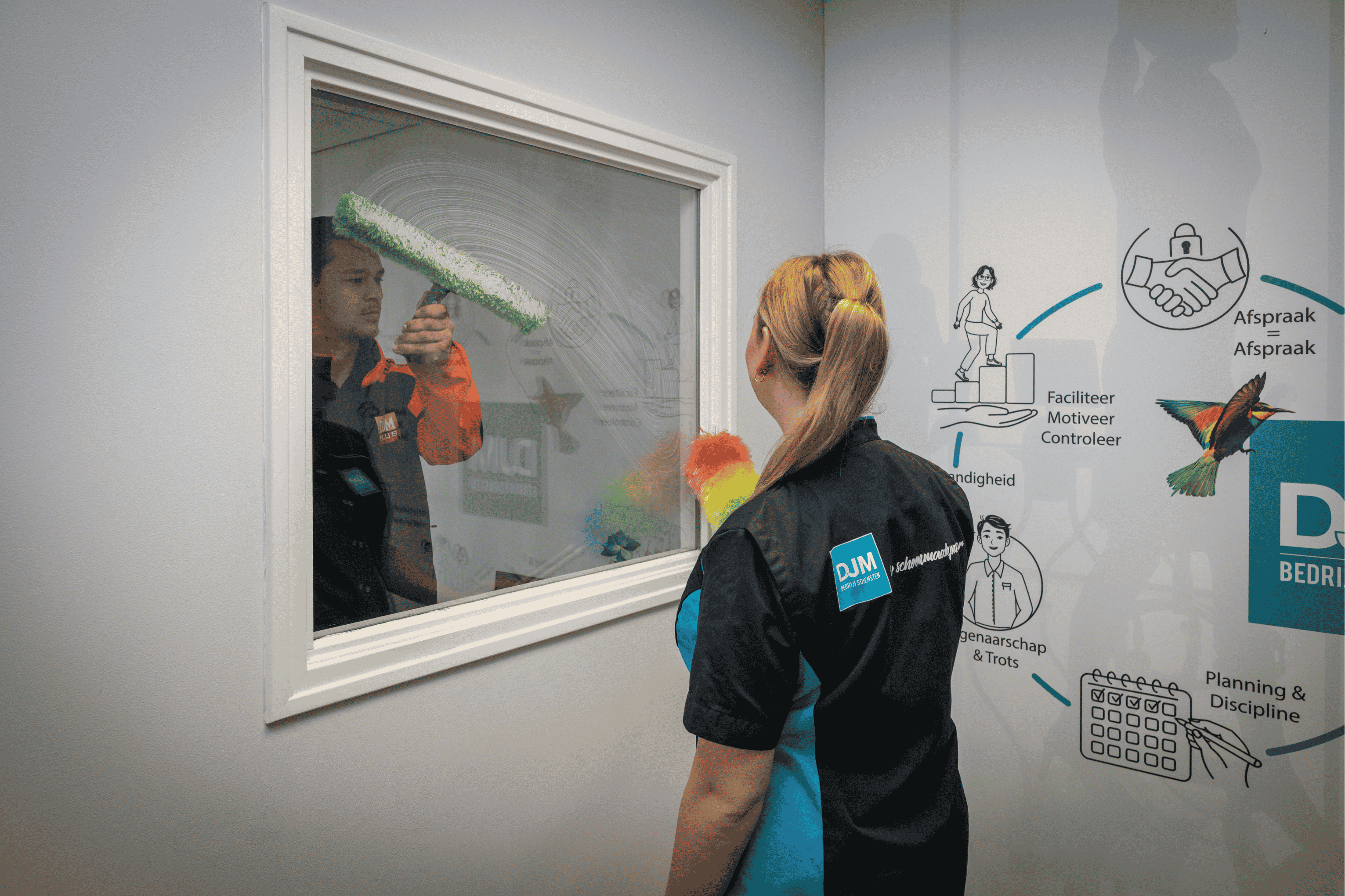 Schoonmaak kantoor door DJM