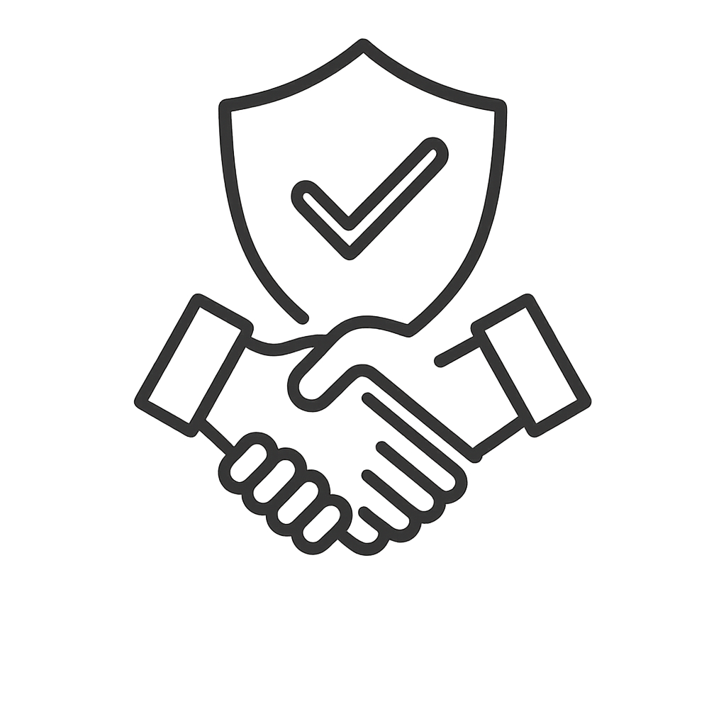 Icon representing RimeBrite’s warranty and local expert support with fast service and parts coverage built for Utah winters and Oregon rain.