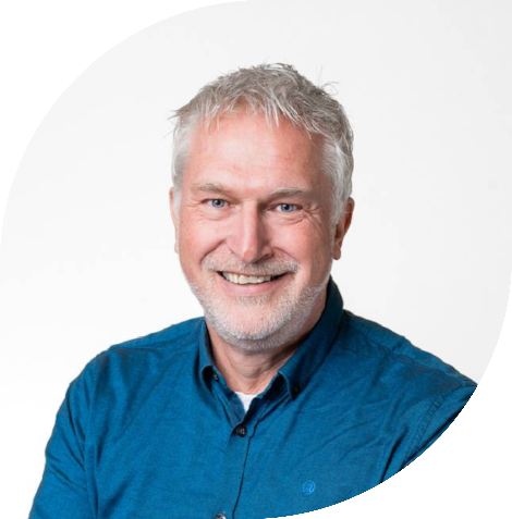 Vooraanzicht van Wim Hardeman